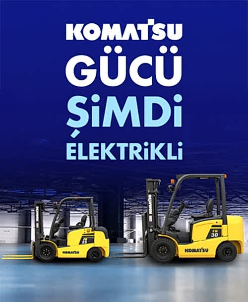 Komatsu Elektrikli Forklift: Geleceğin Verimliliği Lityum Gücüyle Buluşuyor